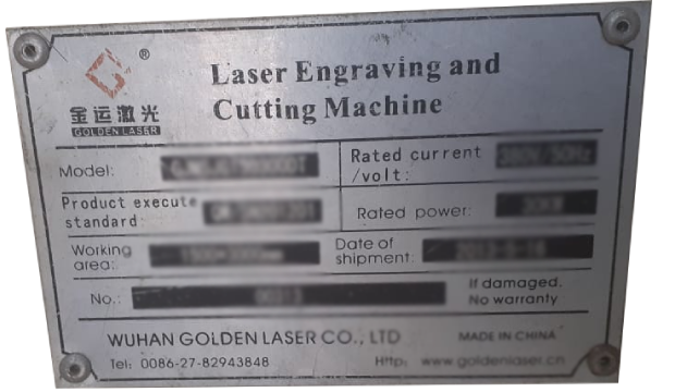 golden laser machine series no.